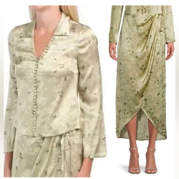 Rebecca Taylor Adela Silk Floral Button-Up Blouse. Size 2. NWOT. Never Worn. - Picture 7 of 7